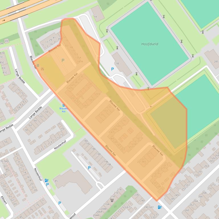 Kaart van postcodegebied 4834AT.