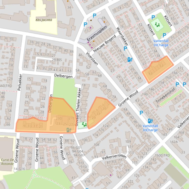 Kaart van postcodegebied 4834BA.