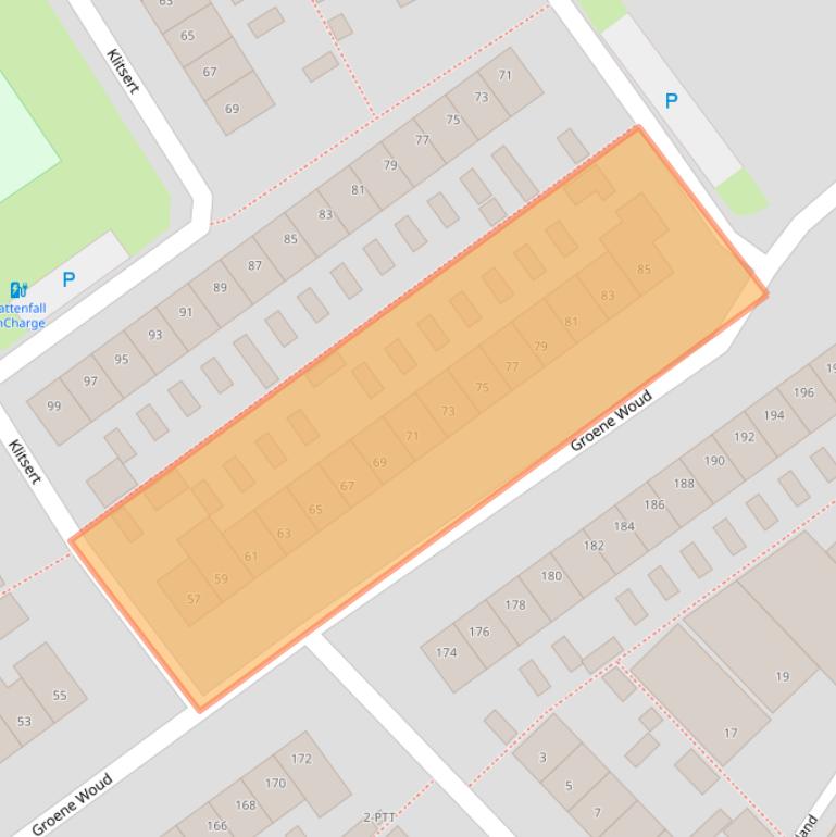 Kaart van postcodegebied 4834BB.