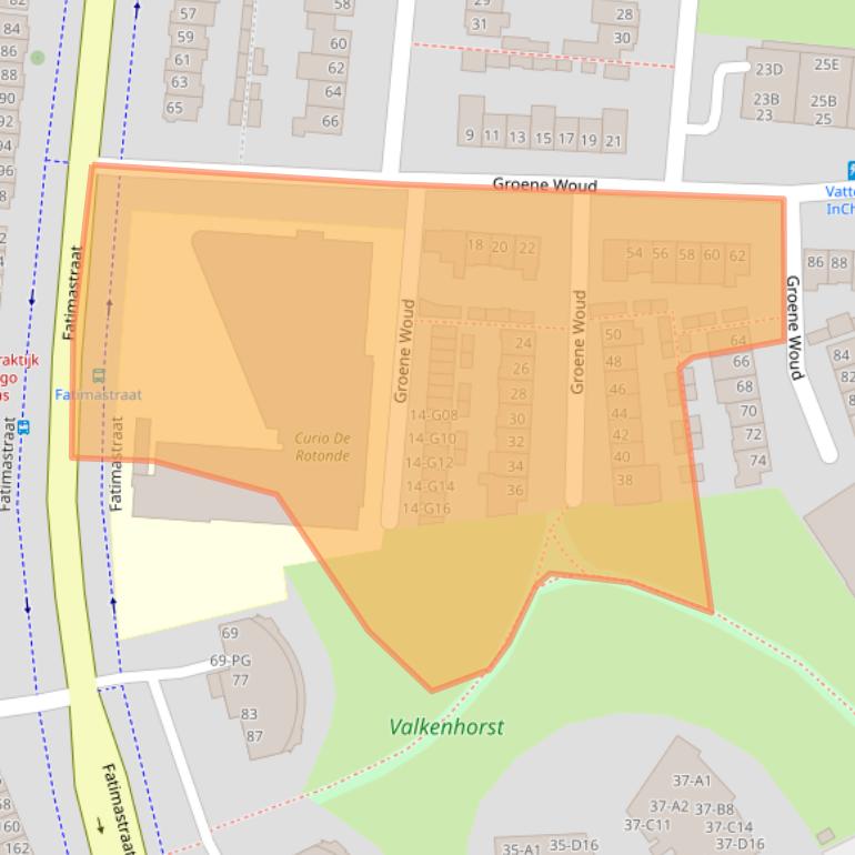 Kaart van postcodegebied 4834BC.