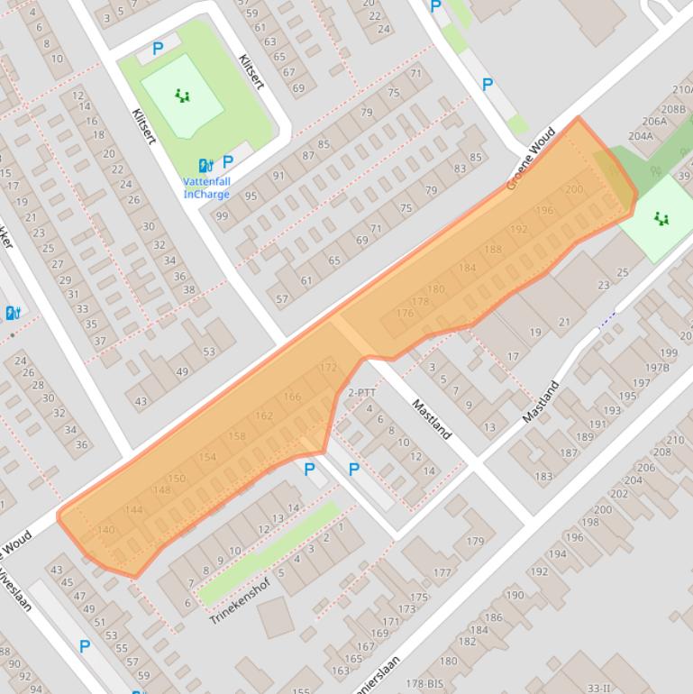 Kaart van postcodegebied 4834BE.