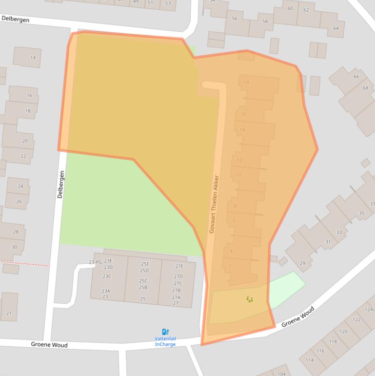 Kaart van postcodegebied 4834BN.
