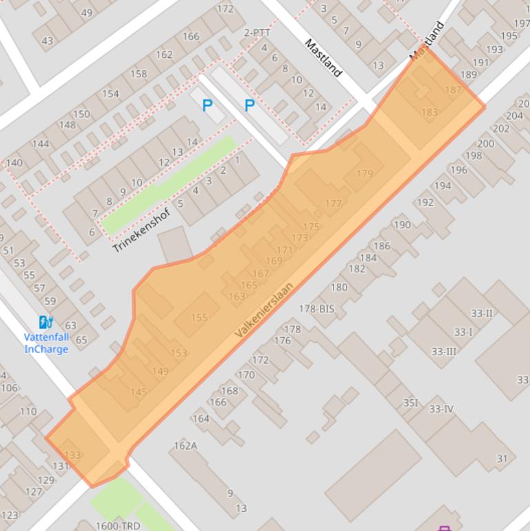 Kaart van postcodegebied 4834CD.