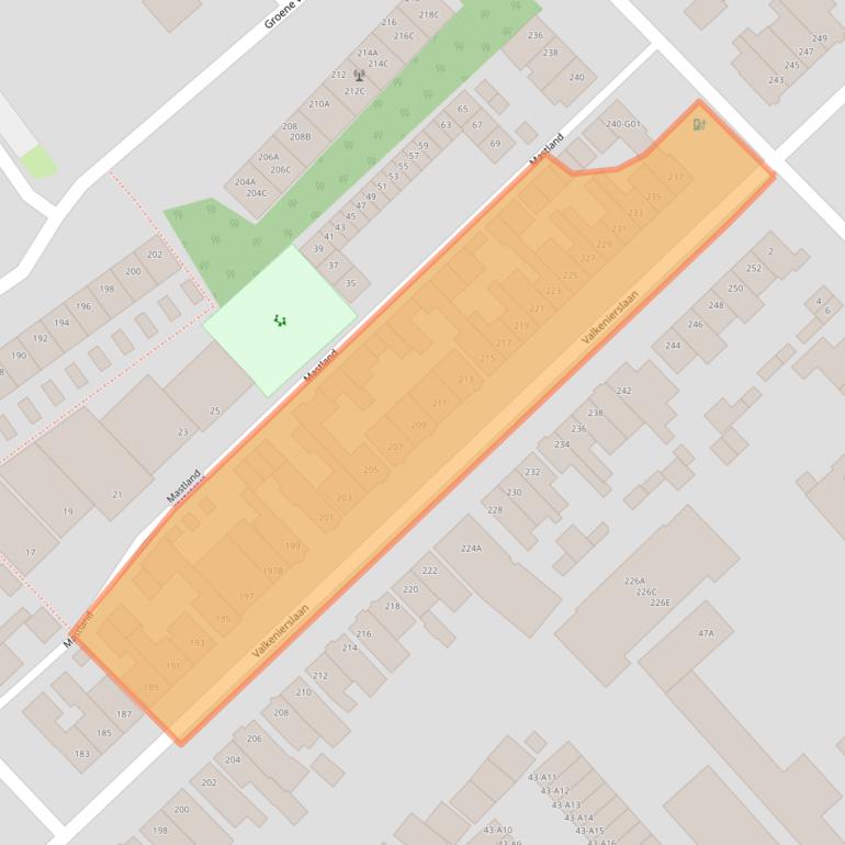 Kaart van postcodegebied 4834CE.