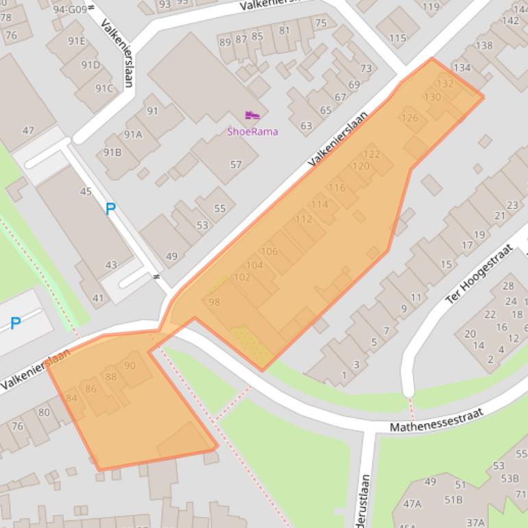 Kaart van postcodegebied 4834CK.