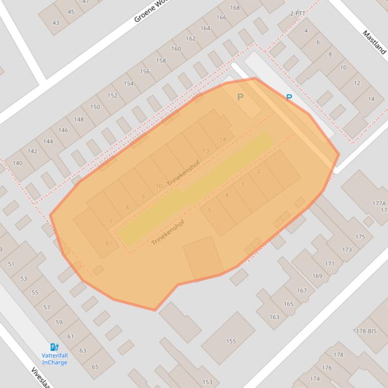 Kaart van postcodegebied 4834CT.