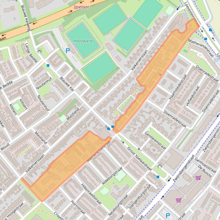 Kaart van postcodegebied 4834EA.