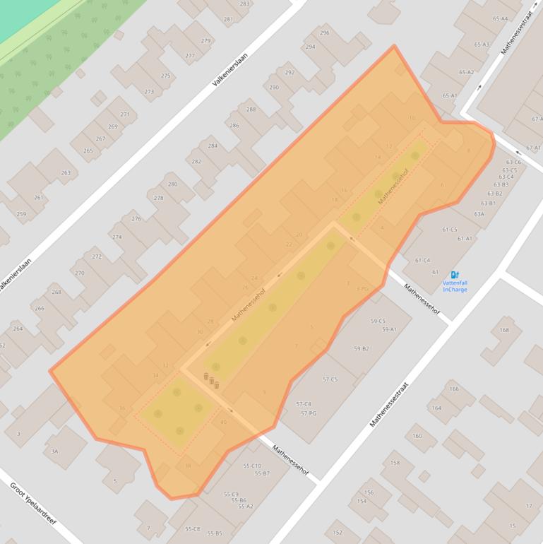 Kaart van postcodegebied 4834EM.