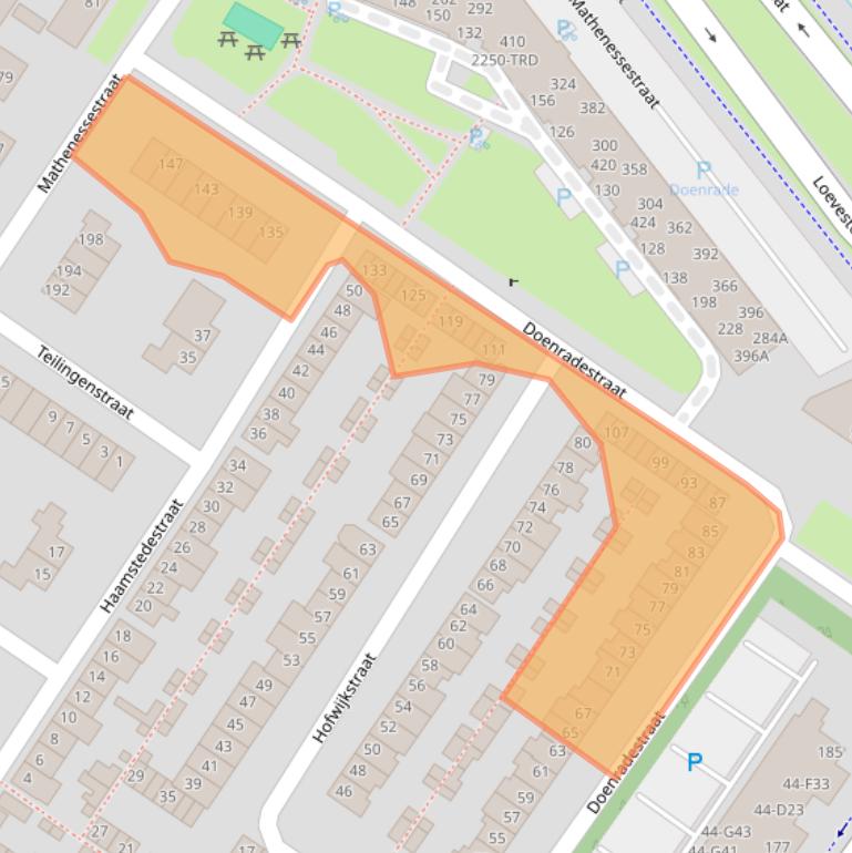 Kaart van postcodegebied 4834GB.