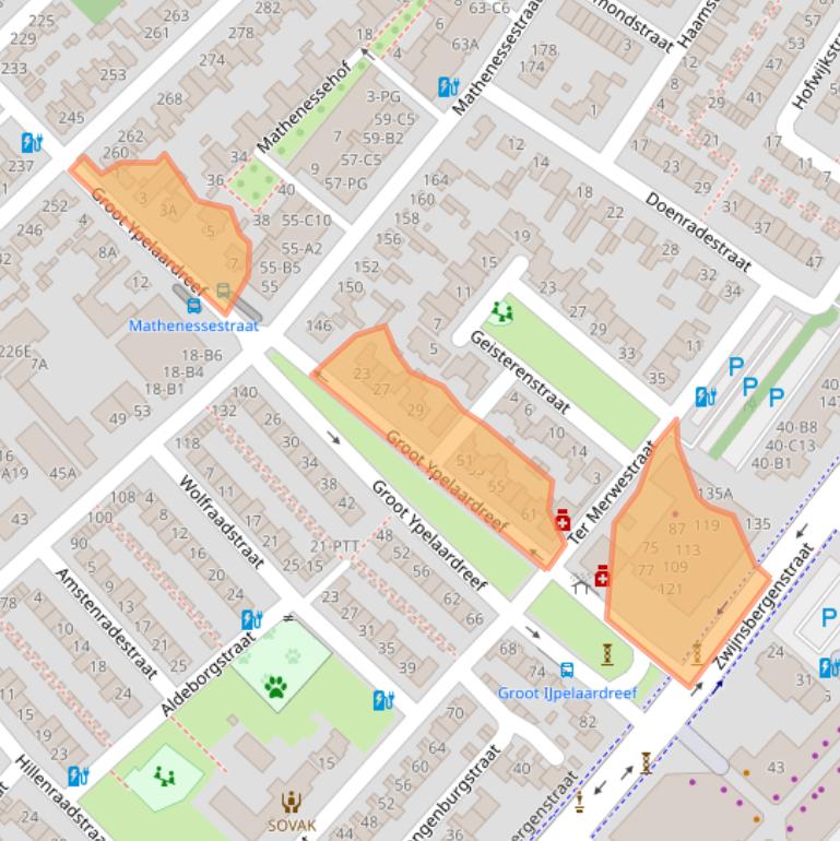 Kaart van postcodegebied 4834HC.