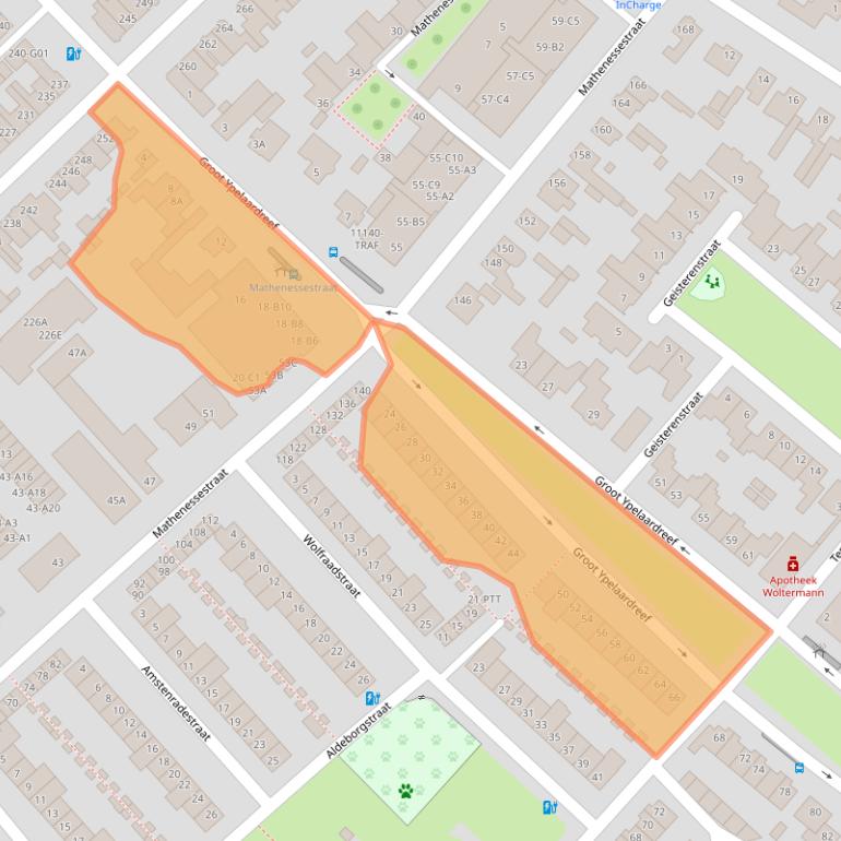 Kaart van postcodegebied 4834HD.