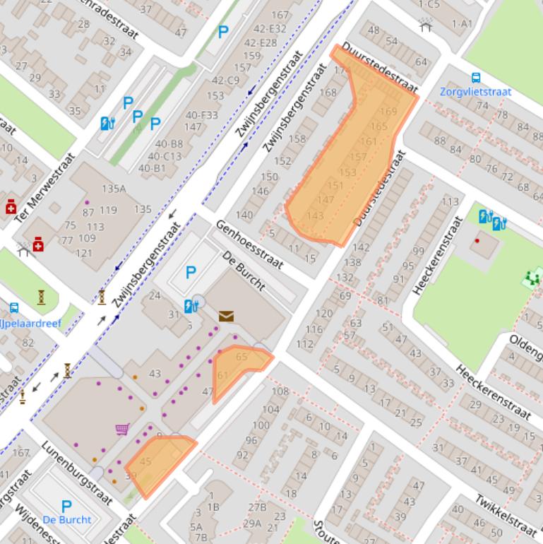 Kaart van postcodegebied 4834HJ.