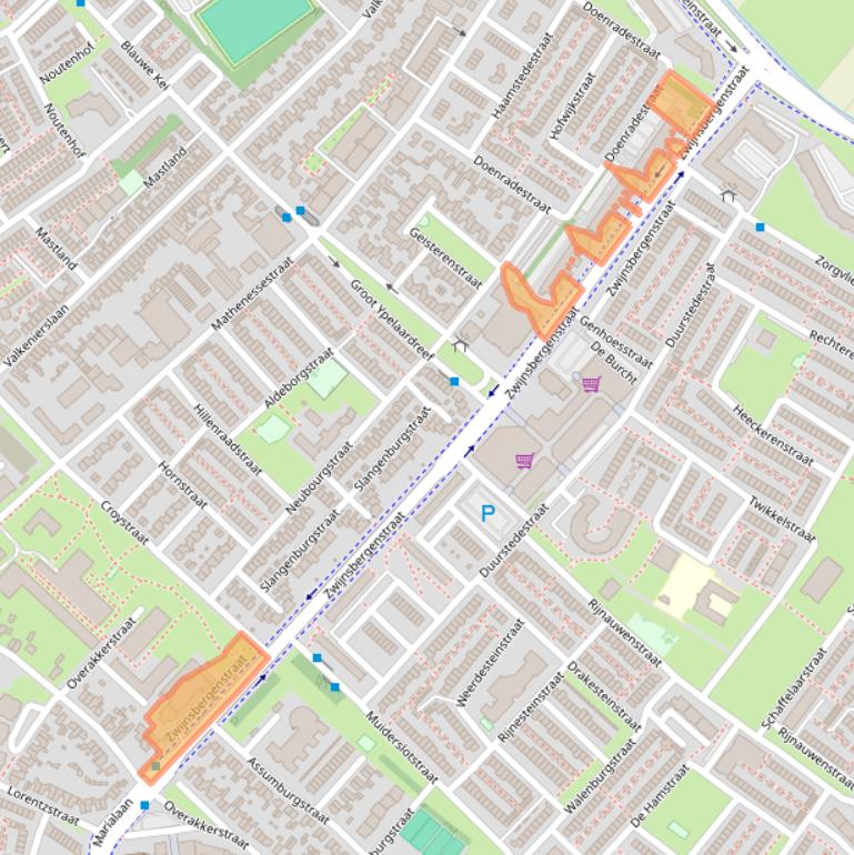 Kaart van postcodegebied 4834JN.