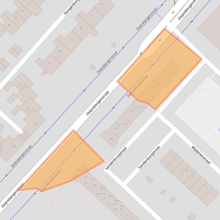 Kaart van postcodegebied 4834KD.
