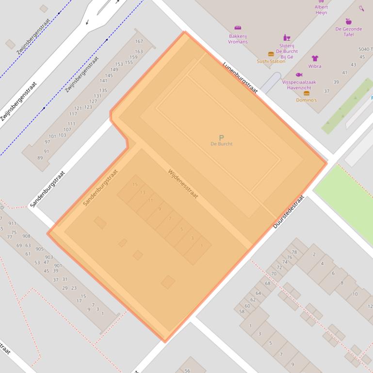 Kaart van postcodegebied 4834KE.