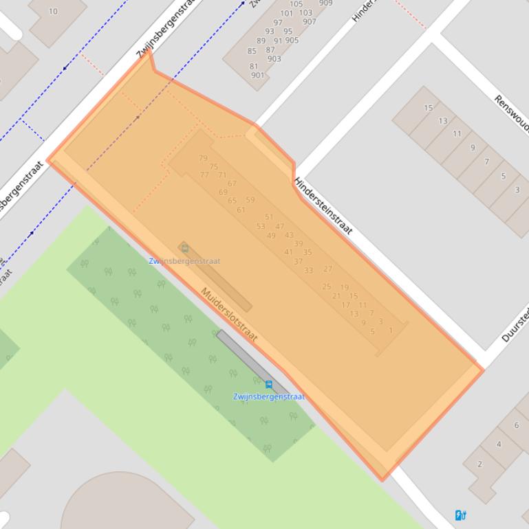 Kaart van postcodegebied 4834KH.