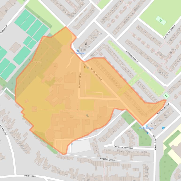 Kaart van postcodegebied 4834KN.