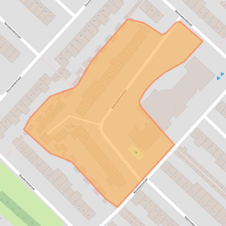 Kaart van postcodegebied 4834LA.