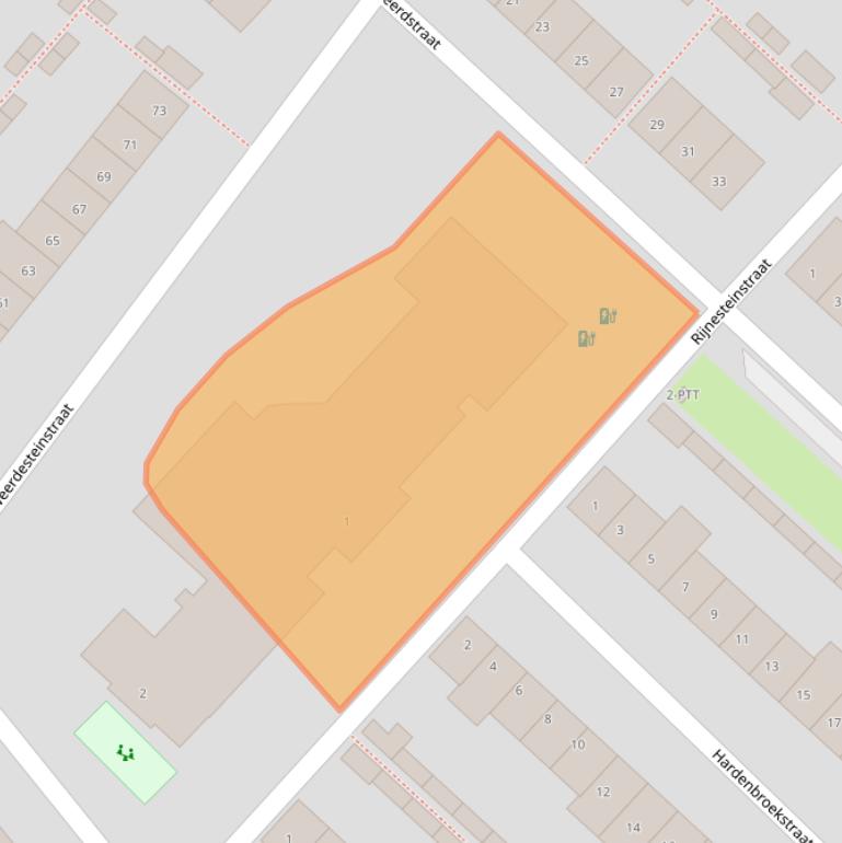 Kaart van postcodegebied 4834LB.