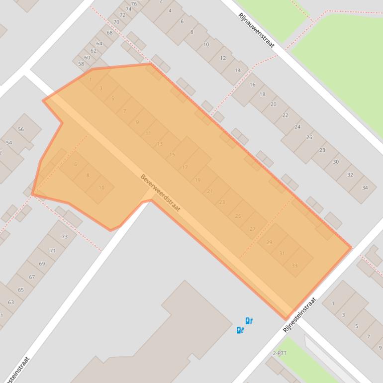 Kaart van postcodegebied 4834LC.