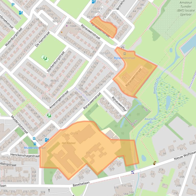 Kaart van postcodegebied 4834LD.