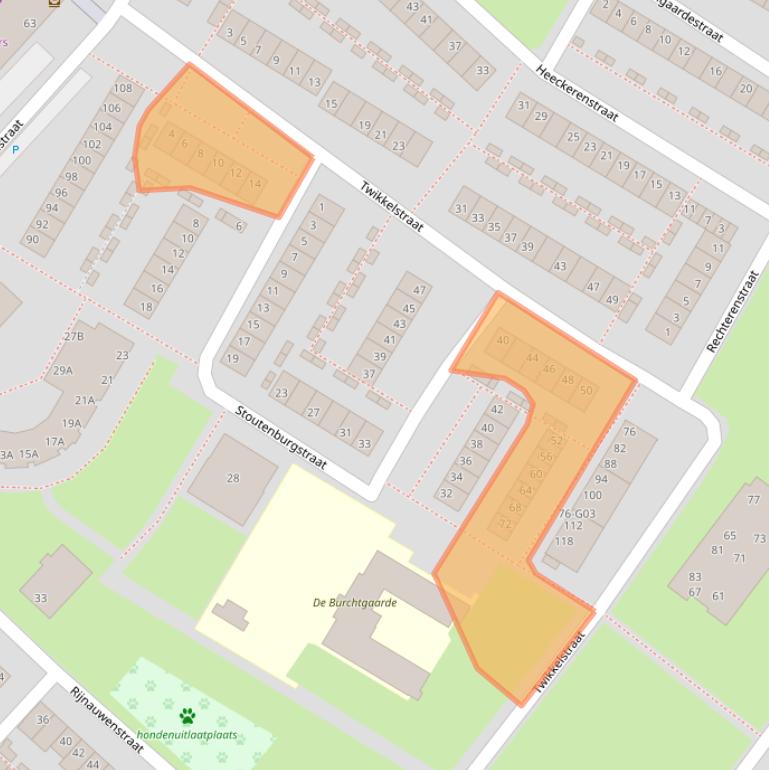 Kaart van postcodegebied 4834LM.