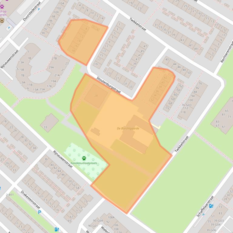 Kaart van postcodegebied 4834LP.