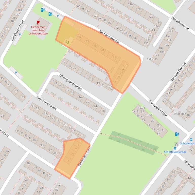 Kaart van postcodegebied 4834LT.