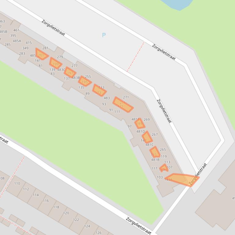 Kaart van postcodegebied 4834NB.