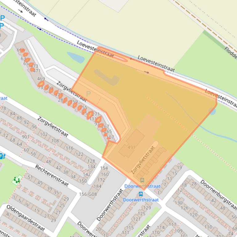 Kaart van postcodegebied 4834NH.