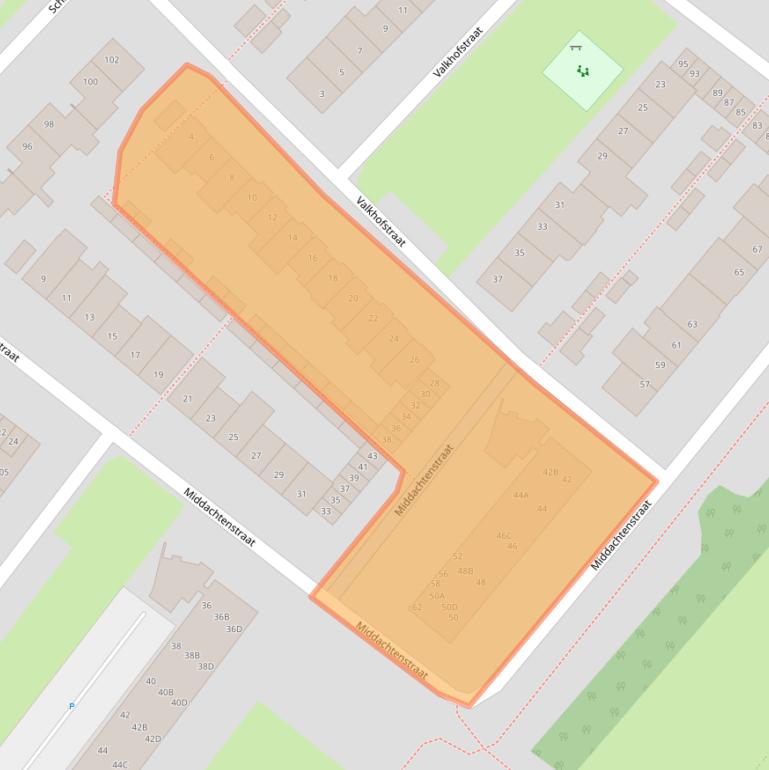 Kaart van postcodegebied 4834PG.