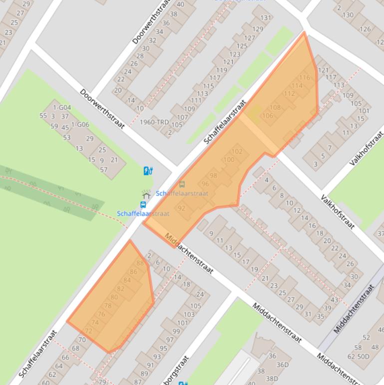 Kaart van postcodegebied 4834PM.