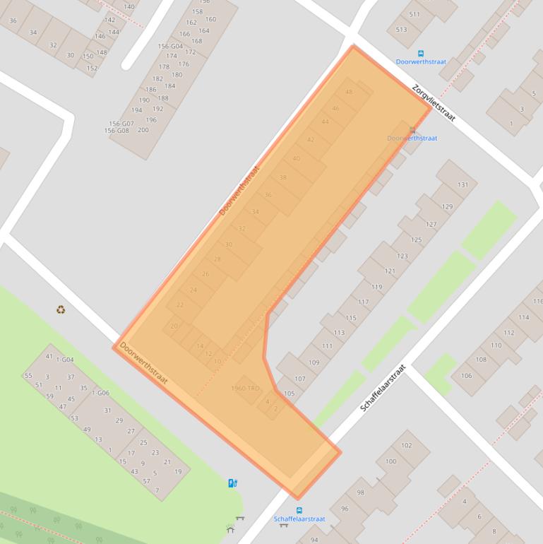 Kaart van postcodegebied 4834PN.