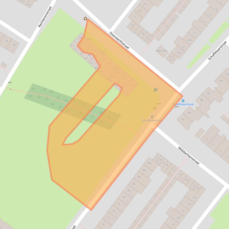 Kaart van postcodegebied 4834PP.