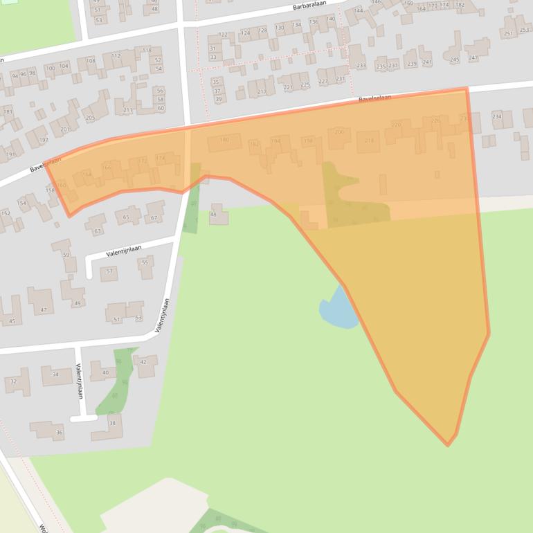 Kaart van postcodegebied 4834TG.