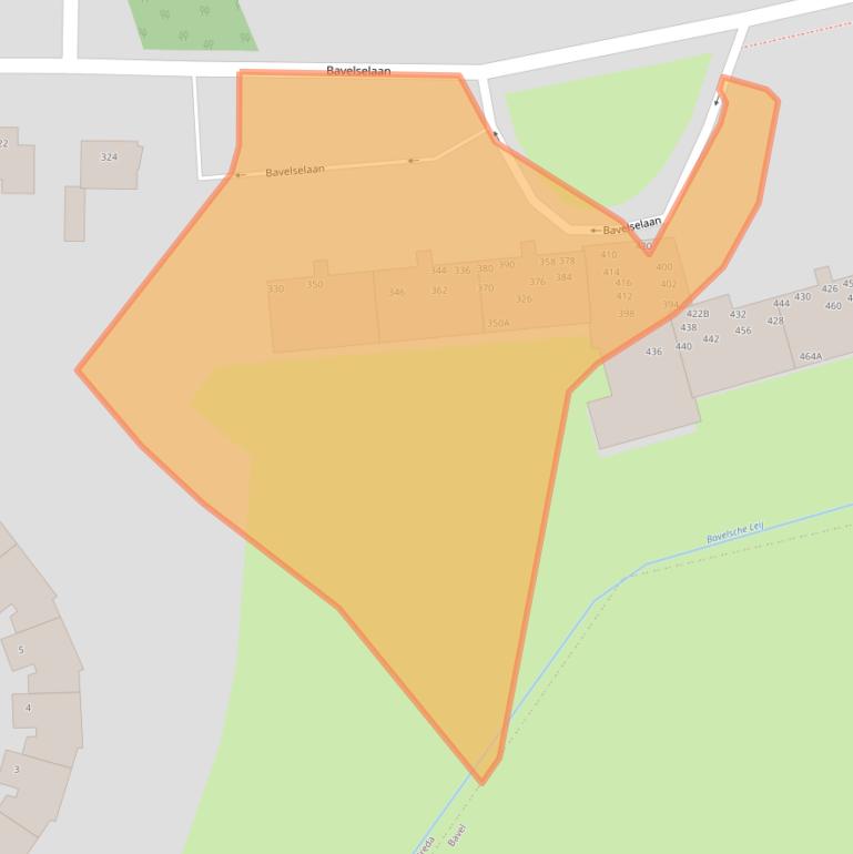 Kaart van postcodegebied 4834TK.