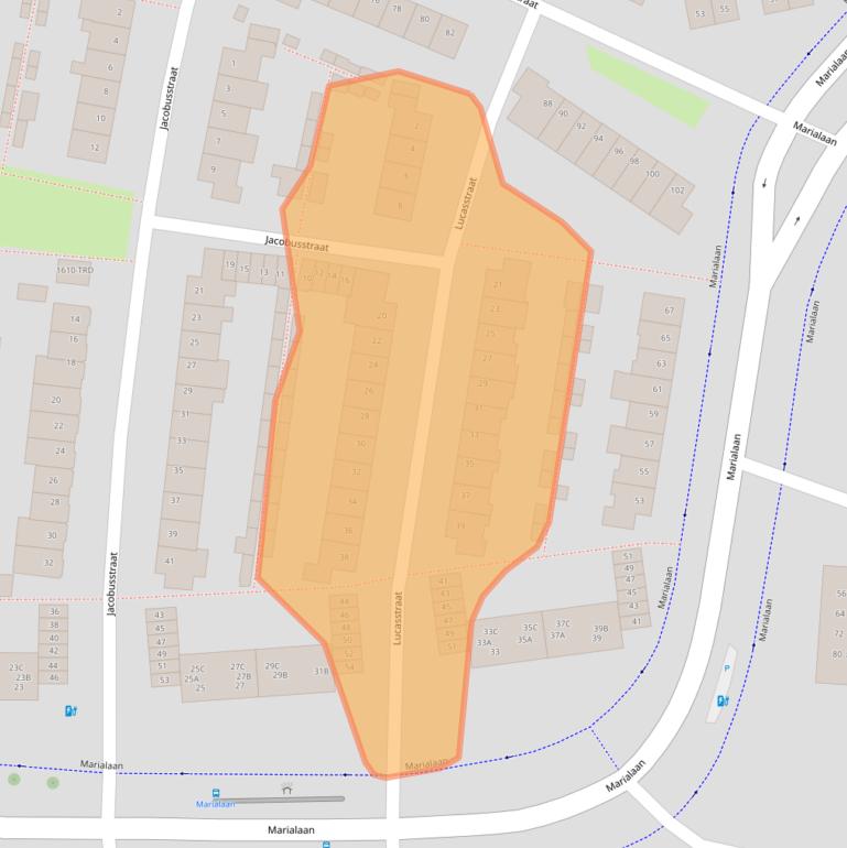 Kaart van postcodegebied 4834WK.