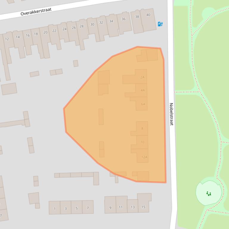 Kaart van postcodegebied 4834XE.