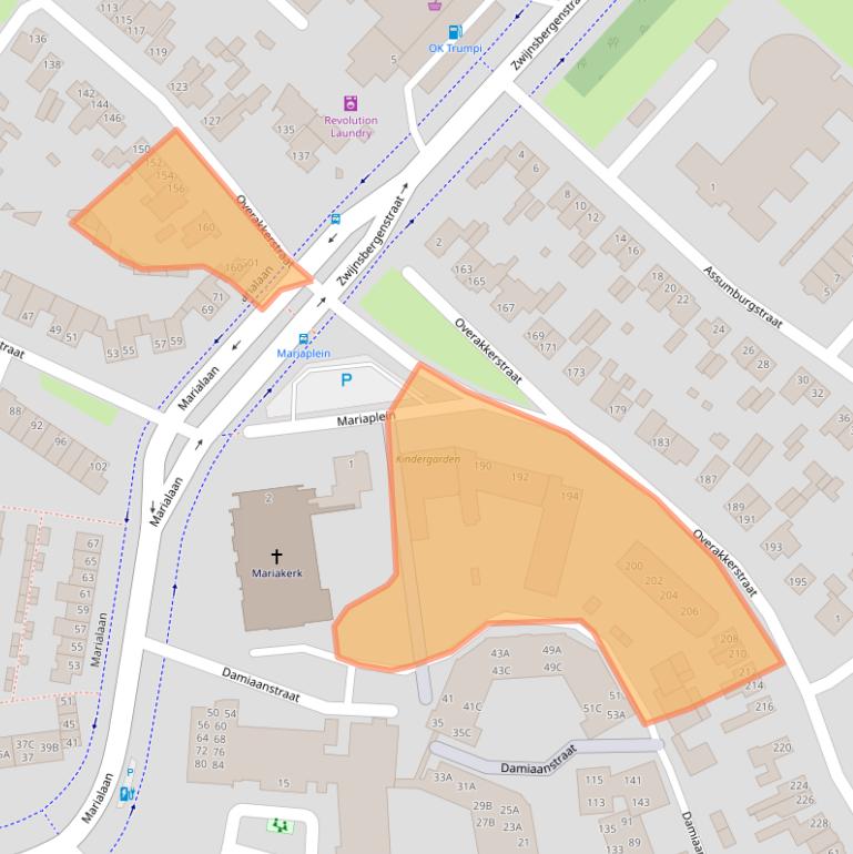 Kaart van postcodegebied 4834XP.