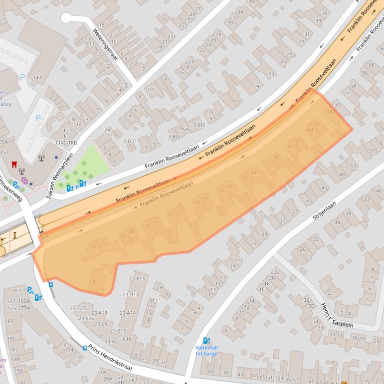 Kaart van postcodegebied 4835AB.