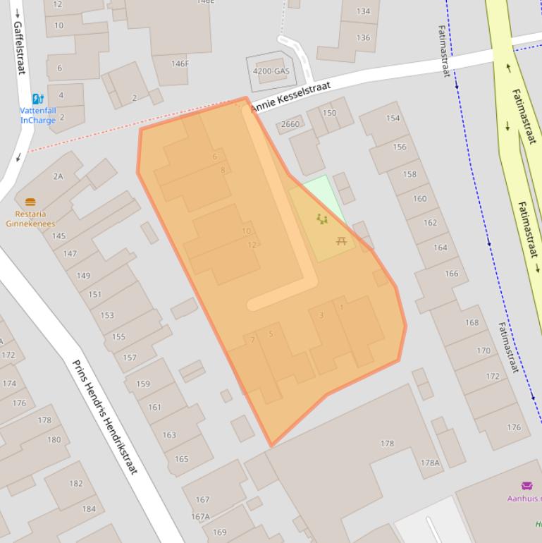 Kaart van postcodegebied 4835BH.