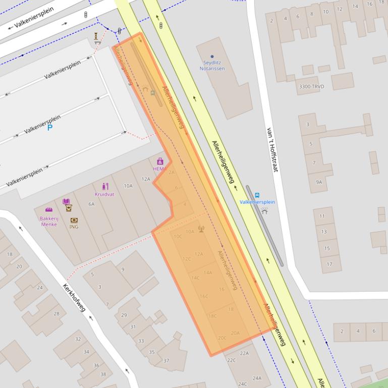 Kaart van postcodegebied 4835BK.