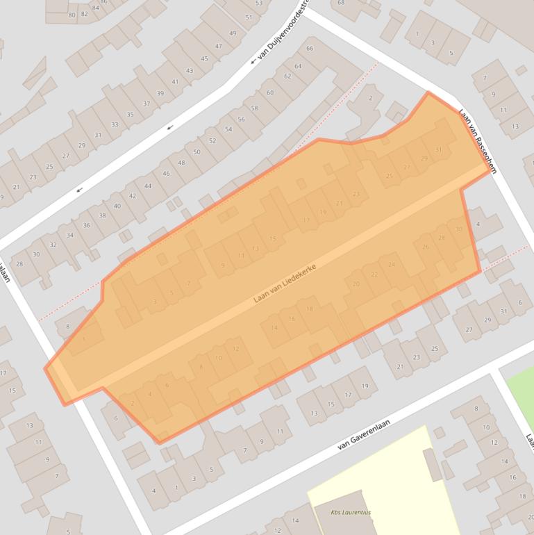 Kaart van postcodegebied 4835CC.