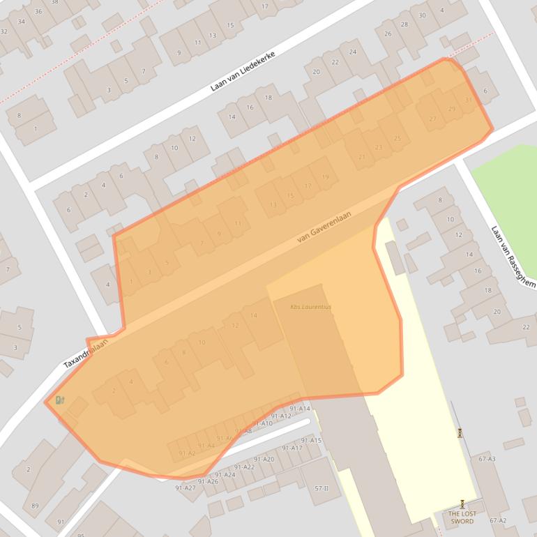 Kaart van postcodegebied 4835CD.