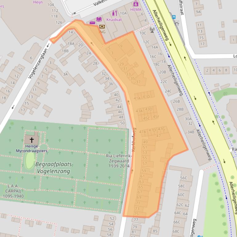Kaart van postcodegebied 4835GA.