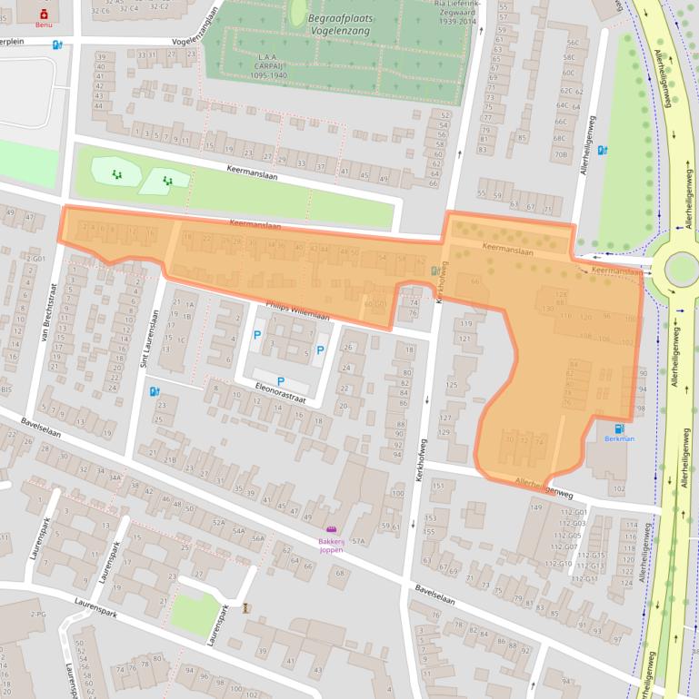 Kaart van postcodegebied 4835GG.