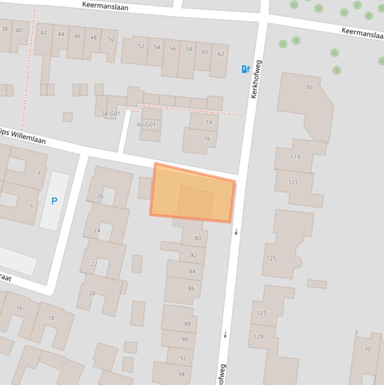 Kaart van postcodegebied 4835GH.