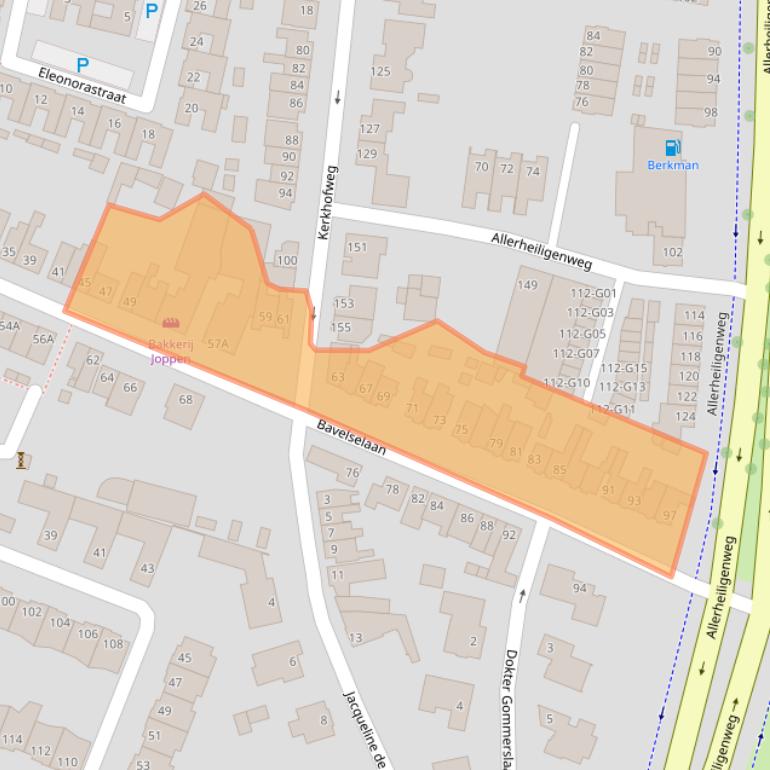 Kaart van postcodegebied 4835GR.