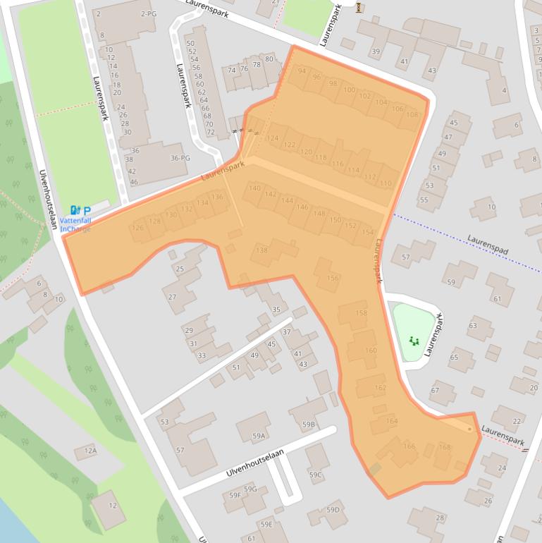 Kaart van postcodegebied 4835GZ.