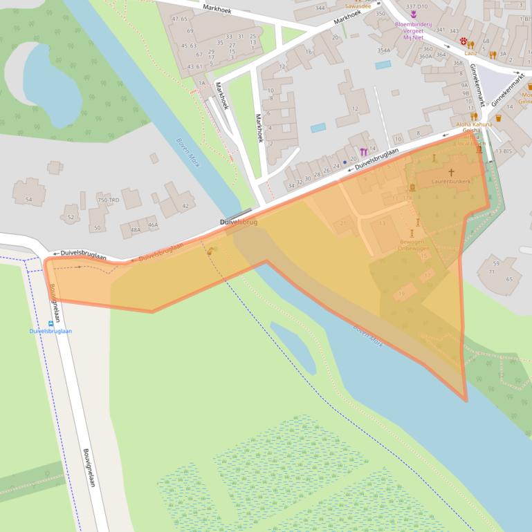 Kaart van postcodegebied 4835JD.